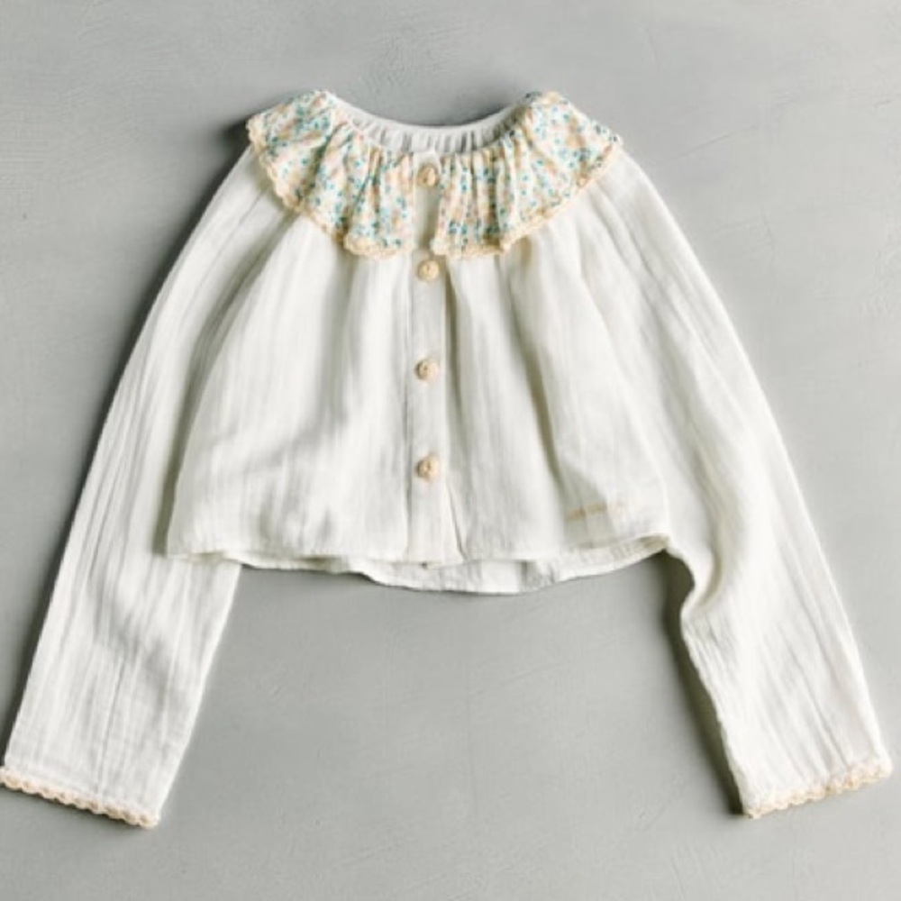 Floral Multicolor Kids shirt bnwt sea x Zara collab